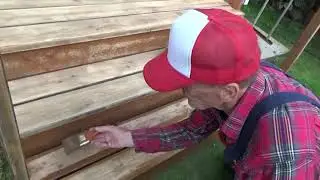 Ремонт и изготовление ступеней на веранду Часть № 3.Repair of steps to the veranda Part3.