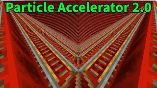 How I Built the Biggest Particle Accelerator in Minecraft (Minecart Speed Update)