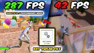 Fortnite Chapter 5 Season 4 How To Fix FPS Drops & Stuttering! (Tweak File)