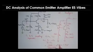 DC Analysis of Common Emitter Amplifier 