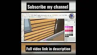 SKETCHUP IT | House Exterior Design Sketchup 2021 + V-Ray 5 render | Sketchup tutorial 