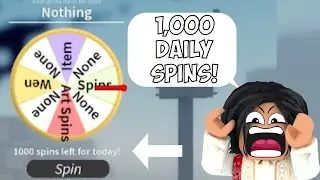 Spinning 1000 Daily Spins in Project Slayers