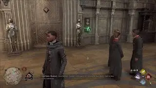 Hogwarts Legacy | Long Gallery (PUZZLE DOOR and EMPTY PAINTING)