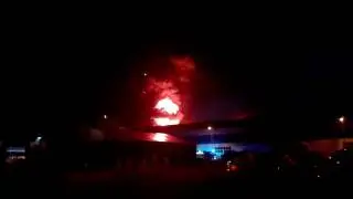 Gorlice, 19.05.2017 - Pożar sortowni śmieci EMPOL płonie!