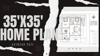 simple plan drawing // autocad 2021//plan layout// floor plan
