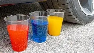 EXPERIMENT CAR vs FANTA, MIRINDA,POP IT | Crushing Crunchy & Soft Things by Car | Asmr Slime Vedieos