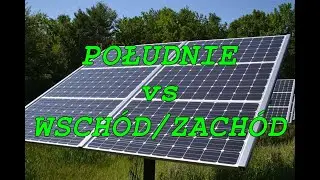 Fotowoltaika - Porównanie instalacji wschód/zachód i południe.. Fotowoltaika na dachu płaskim