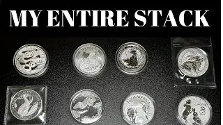 My Entire Silver Stack as a Beginner 2023 - Silver Coins, Bars and More