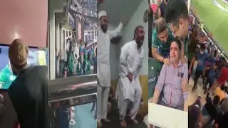 Pakistani Fan Celebration on Pakistan Won The Match 2021 World Cup Pak vs India dubai stadium