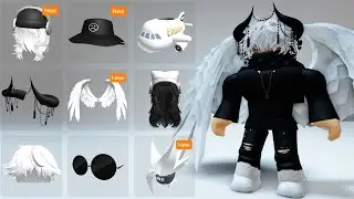 FREE BLACK & WHITE ITEMS ON ROBLOX 💀 (2023)