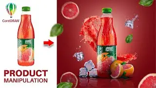 Product Poster Design | Product Manipulation in coreldraw | Photo Manipulation | KH Graphics