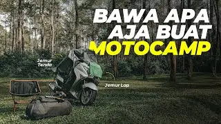 UNBOXING PERLENGKAPAN CAMPING NAIK MOTOR