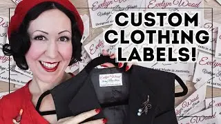 WHAT LABELS TO GET?? How to pick the right type of custom clothing label to personalize your sewing!