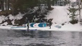 Stand Up Paddling with ice - SUP lautailua jäissä