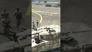 One way to deal with soldiers at Fort Zancudo - GTA 5 #gtav