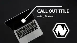 Callout Titles tutorial || Labeling Titles|| Natron tutorial