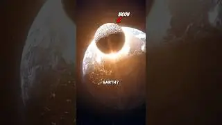 What if the Moon crashed into Earth?😱 #whatif #moon #apocalypse