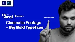 Cinematic Footage + Big Bold Fonts  - 