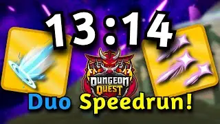 Yokai Peak Insane 13:14 DUO Speedrun | Dungeon Quest