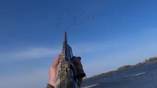Охота на гуся 2023. Попали в гусиный рай. Goose hunting 2023. We got to the goose paradise. Ч.1