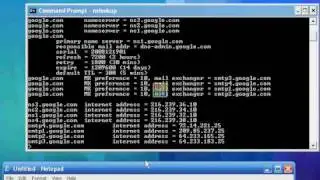 nslookup