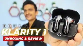 Boult Klarity 1 Unboxing & Review 🔥Premium and unique Hour-Glass shaped TWS ⚡ boult klarity 1