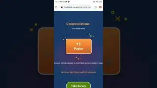 New Paytm Earning App 2021 💥 10 Spin = ₹250 💥 #shorts