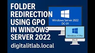 Folder Redirection in Windows Server 2022 | GPO Advanced Settings | Beginner to Pro Tutorial