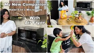 Haier’s 5 In 1 Microwave with In-built Air Fryer For Easy & Quick Cooking 😎😲