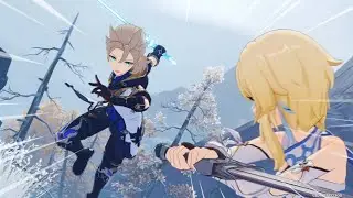 Evil Albedo full fight scene