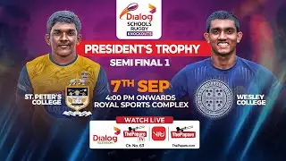St. Peter's vs Wesley – 1st SF – President's Trophy – Dialog Schools Rugby Knockouts 2024