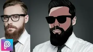 PicsArt Tutorial : Create Cartoon Effect | Vector Art