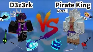 PvPing a PIRATE KING ‖ Blox fruits PvP video #2