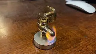 Another one of Jim’s gorgeous little Stirling engines
