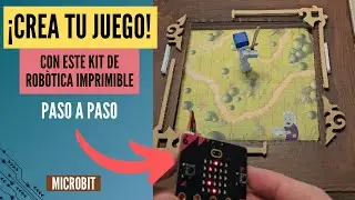 Construye tu Propio Juego de Arcade: Tutorial de Kit Impreso en 3D con MICROBIT