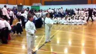 Tae Kwon-do Junior Scottish Championships white belt pattern