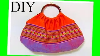 Ring handle bag sewing tutorial