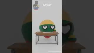 Antes Vs Ahora: Geografia🌎 (Créditos a @maxifontan) #shorts #countryballs #humor