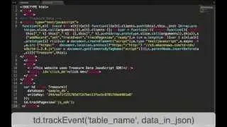 Javascript SDK for Real-Time Data Collection - Treasure Data