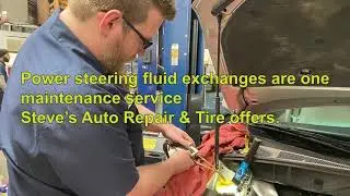 Power steering fluid exchanges get rid of contaminants
