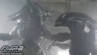 ALIENS VS PREDATOR REQUIEM Clip - Wolf vs Xenomorphs (2007)