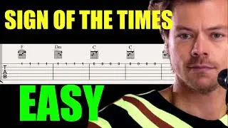 🎸SIGN OF THE TIMES🤙HARRY STYLES🎸+ CHORDS + PDF