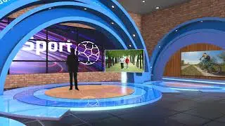 Virtual Studio Set 1002