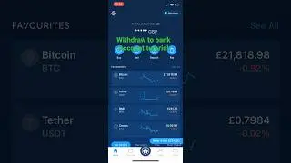 Withdraw Money from Crypto.com App to your Bank Account Tutorial #Crypto.com #cdc #fyp