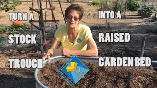 Turn a Galvanized Stock Trough into a Raised Garden Bed