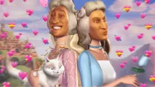 So I edited Barbie as the Princess and the Pauper...