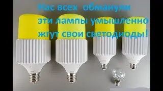 Как мы с сыном  как то раз ремонтировал светодиодную лампу , Блохбастер со счастливым концом