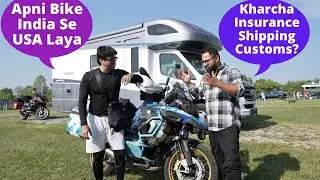 How To Ship Your INDIAN Bike Across The World For Travel!   Feat 