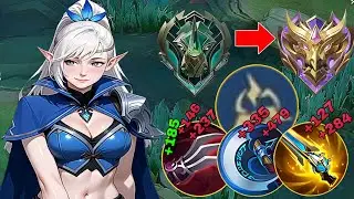MIYA BEST BUILD MARKSMAN EMBLEM | MIYA CRITICAL DAMAGE BUILD | MIYA GAMEPLAY MOBILE LEGENDS