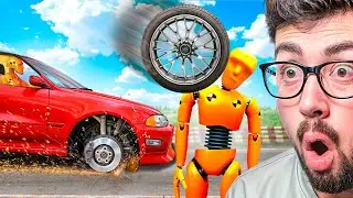 ACCIDENTES POR PÉRDIDA DE RUEDA 😱 | BeamNG Drive